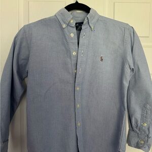 Ralph Lauren Blue Casual Button Down Shirt